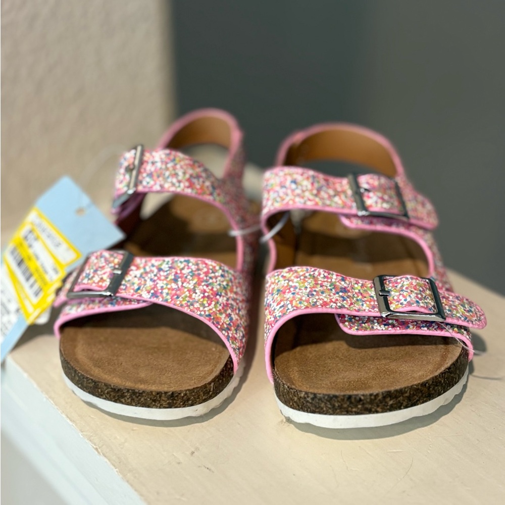 Toddler Reagan Footbed Sandals Multicolor - Cat & Jack - Size 8 NEW - Picture 3 of 6